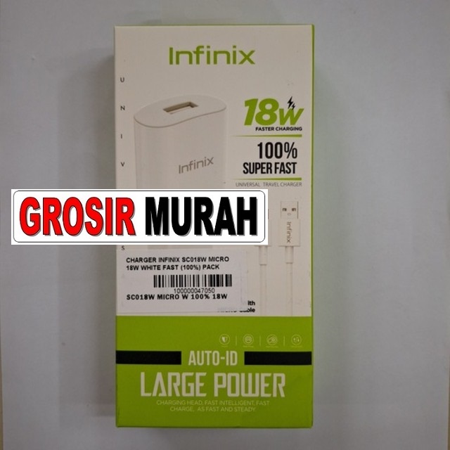 Charger Infinix Sc018W Micro 18W Fast casan tc usb cas