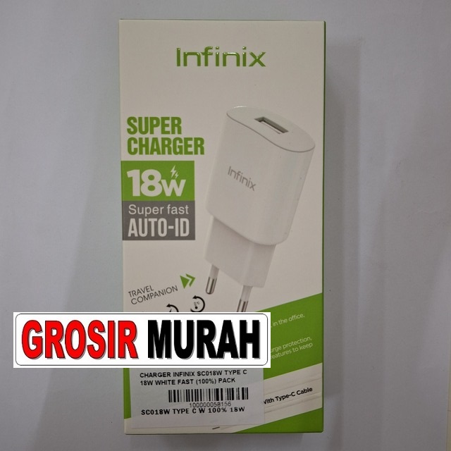 Charger Infinix Sc018W Type C 18W casan tc usb cas