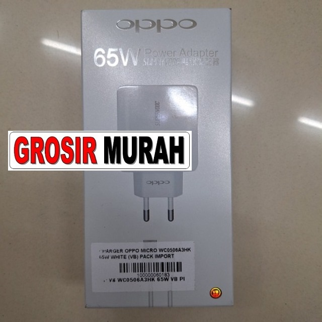 Charger Oppo Micro Wc0506A3Hk 65W