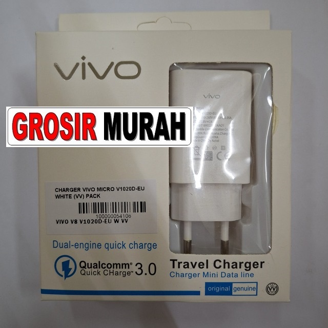 Jual Charger Vivo Micro V1020D-Eu casan tc usb cas