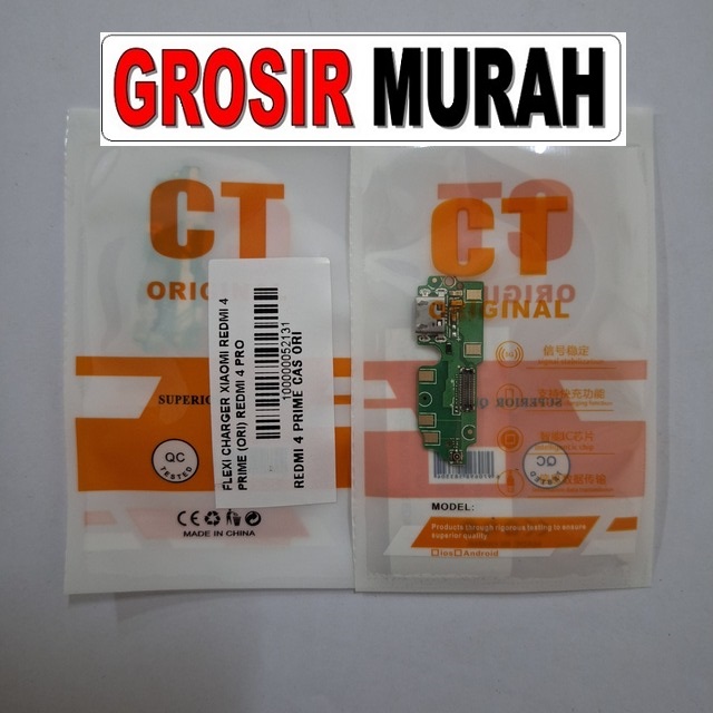 Flexi Charger Xiaomi Redmi 4 Prime Ori Fleksibel Flexible Fleksi Flexibel Flex Con Tc Connector Pcb Konektor cas papan board charging