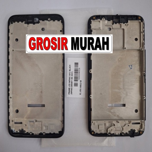 Frame Lcd Infinix X612 (Infinix Smart Hd 2021) Middle Frame Front Dudukan Tulang Tengah Bazel lcd Bezel Plate Spare Part Hp Grosir