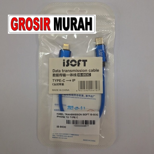 Kabel Transmission Isoft Is-003C Iphone To Type C Perlengkapan Service Toolkit Alat Serpis teknisi Spare Part Hp Grosir