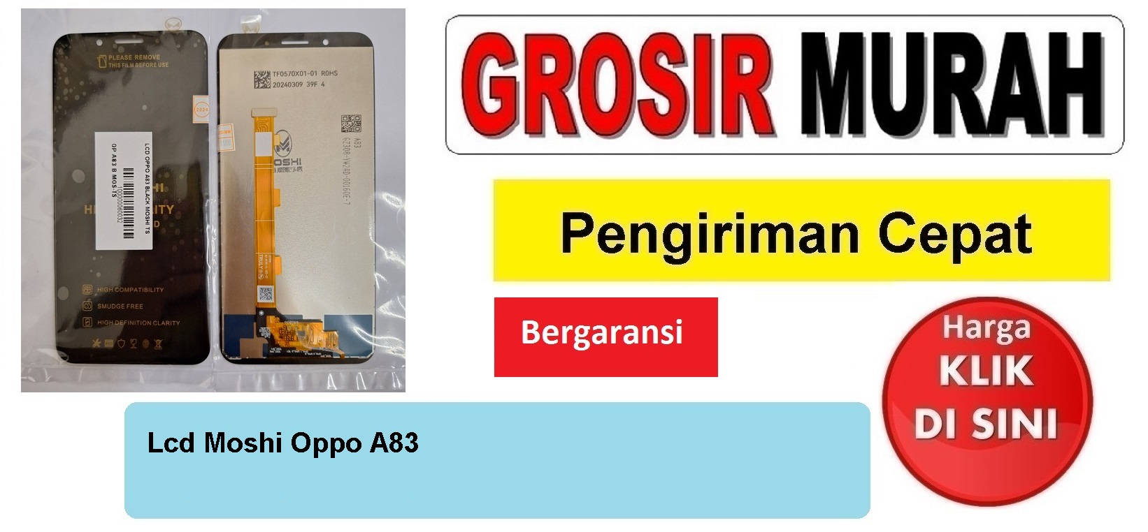 Lcd Moshi Oppo A83 Fullset Touchscreen Bergaransi