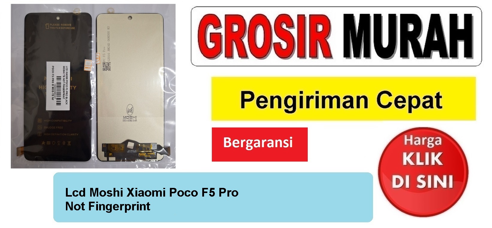 Lcd Moshi Xiaomi Poco F5 Pro Not Fingerprint Fullset Touchscreen Bergaransi