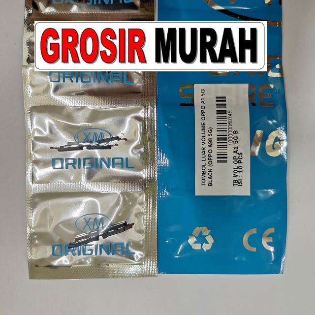 Tombol Luar Volume Oppo A1 5G Oppo A98 5G Power samping Pernik Rubber Button