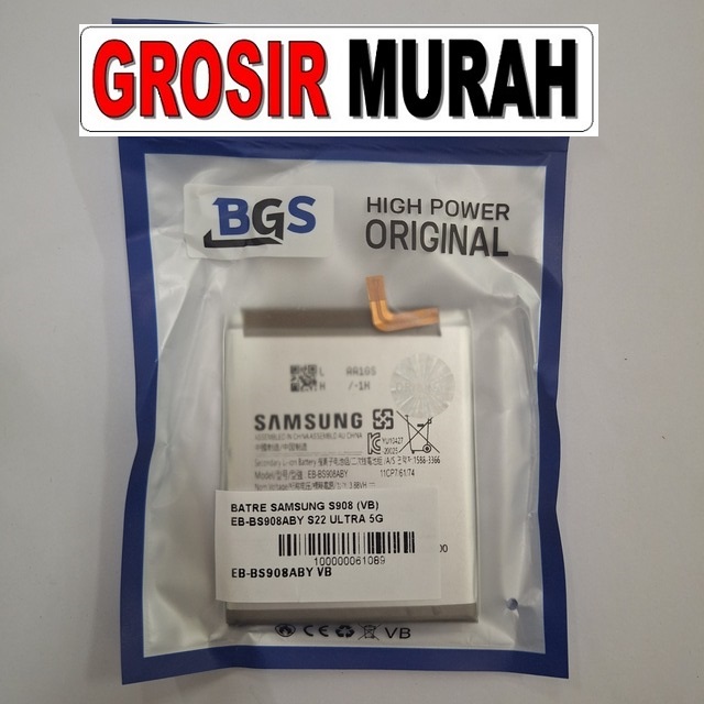 Batre Samsung S908 (Vb) Eb-Bs908Aby S22 Ultra 5G