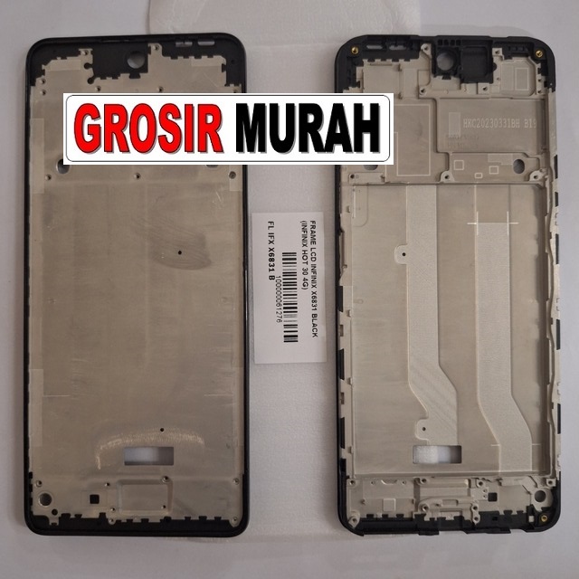 Frame Lcd Infinix Hot 30 4G X6831 Middle Frame Front Dudukan Tulang Tengah Bazel lcd Bezel Plate