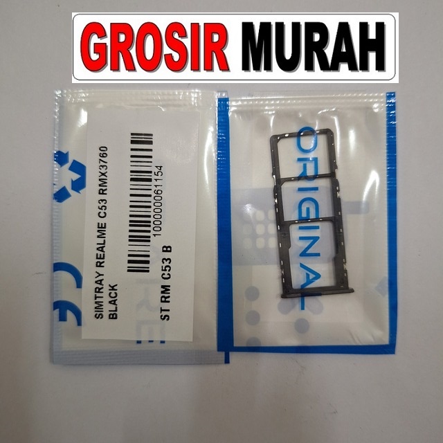 Simtray Realme C53 Rmx3760 Tempat Kartu Simcard Simlock Sim Lock Slot Sim Tray Card