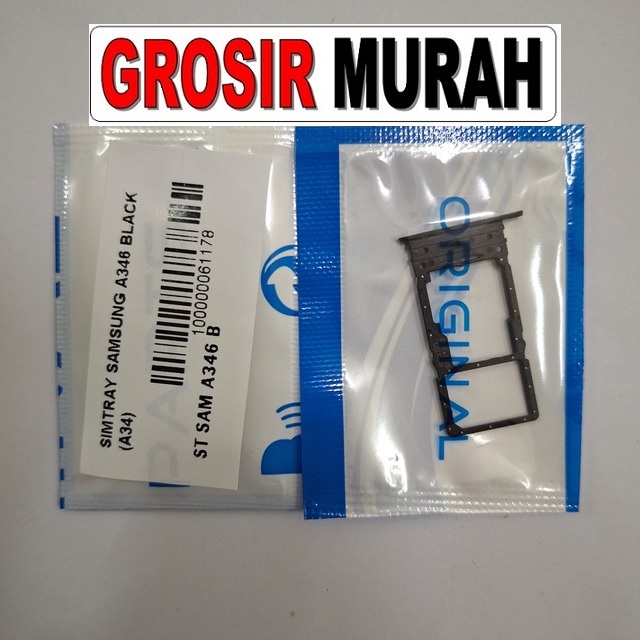 Simtray Samsung A346 A34 Tempat Kartu Simcard Simlock Sim Lock Slot Sim Tray Card