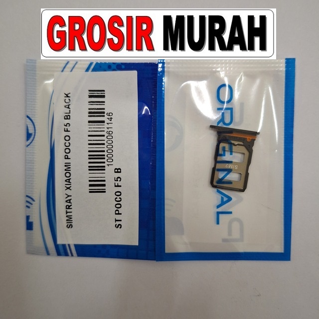 Simtray Xiaomi Poco F5 Tempat Kartu Simcard Simlock Sim Lock Slot Sim Tray Card