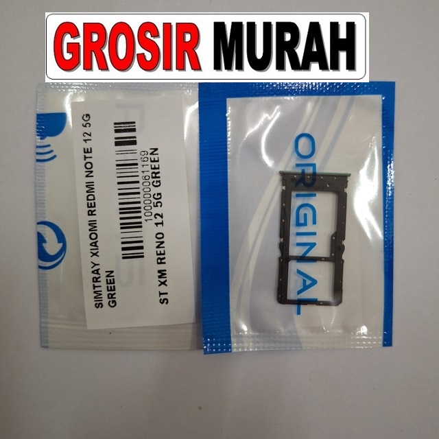 Simtray Xiaomi Redmi Note 12 5G Tempat Kartu Simcard Simlock Sim Lock Slot Sim Tray Card