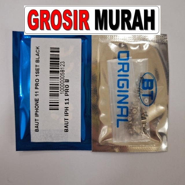 Baut Iphone 11 Pro 1Set Set bawah Screw Spare Part Hp