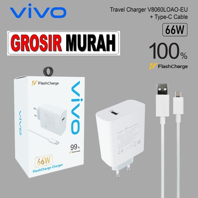 Charger Vivo Type C V8060Loao-Eu 66W Pack Import