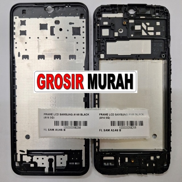 Frame Lcd Samsung A146 A14 5G Middle Frame Front Dudukan Tulang Tengah Bazel lcd Bezel Plate