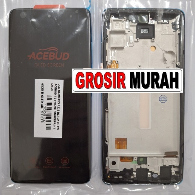 Lcd Samsung A525 Oled Acebud Frame Fingerprint A526 A52 4G A52 5G