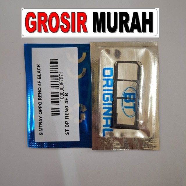 Simtray Oppo Reno 4F Tempat Kartu Simcard Simlock Sim Lock Slot Sim Tray Card