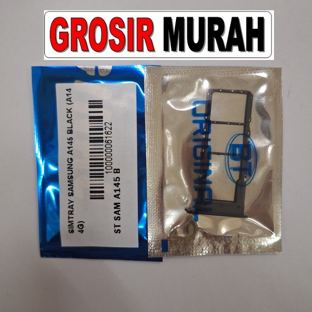 Simtray Samsung A145 A14 4G Tempat Kartu Simcard Simlock Sim Lock Slot Sim Tray Card