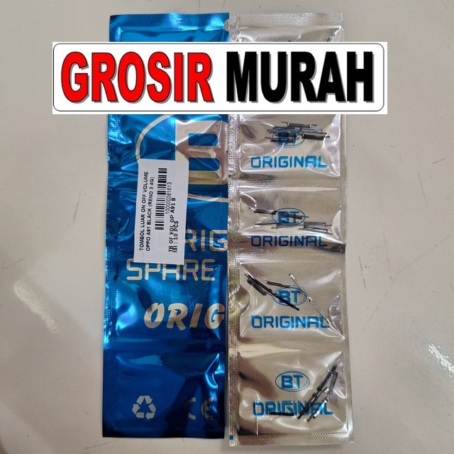 Tombol Luar On Off Volume Oppo A91 Reno 3 4G Power samping Pernik Rubber Button