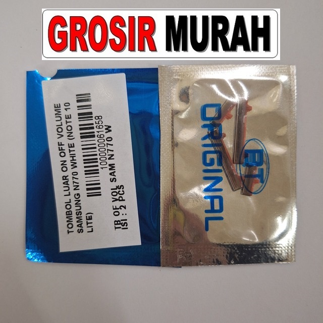 Tombol Luar On Off Volume Samsung N770 Power samping Pernik Rubber Button