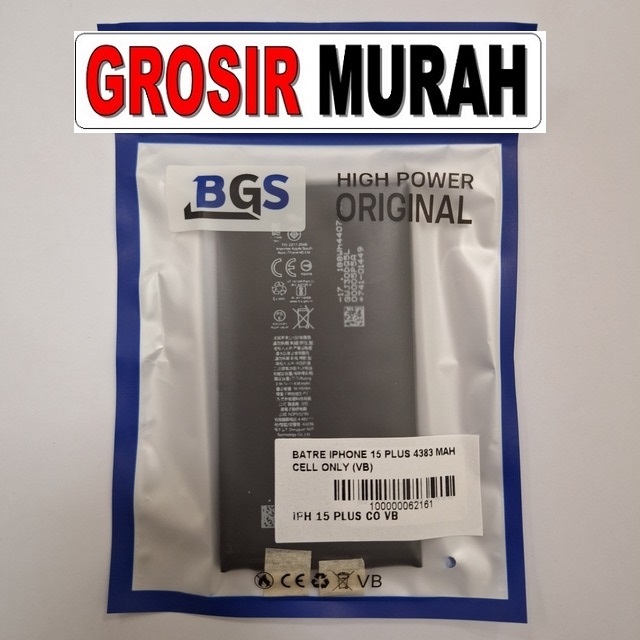 Batre Iphone 15 Plus Baterai Battery Bergaransi