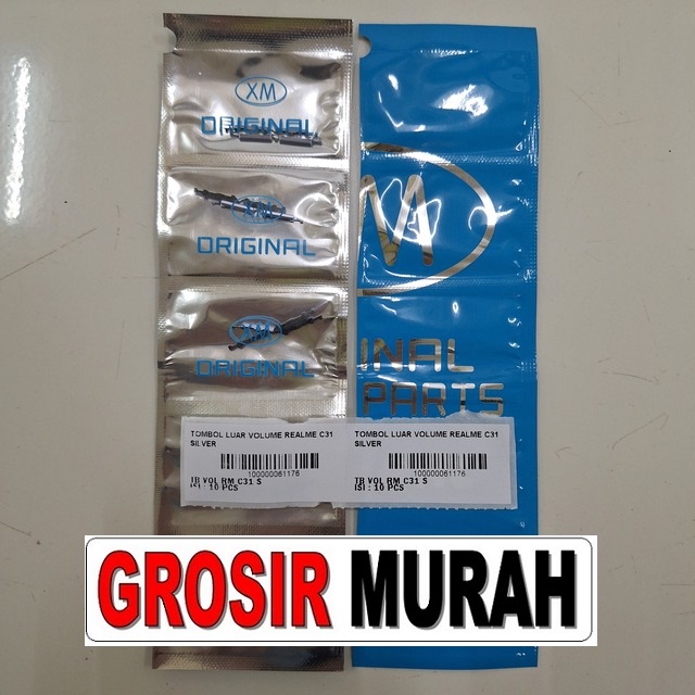 Realme C31 Tombol Luar Volume Power samping Pernik Rubber Button Toko Sparepart hp Jakarta