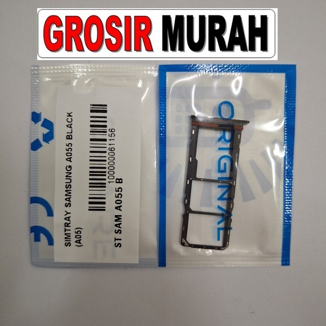 Simtray Samsung A05 A055 Tempat Kartu Simcard Simlock Sim Lock Slot Sim Tray Toko Sparepart hp Jakarta