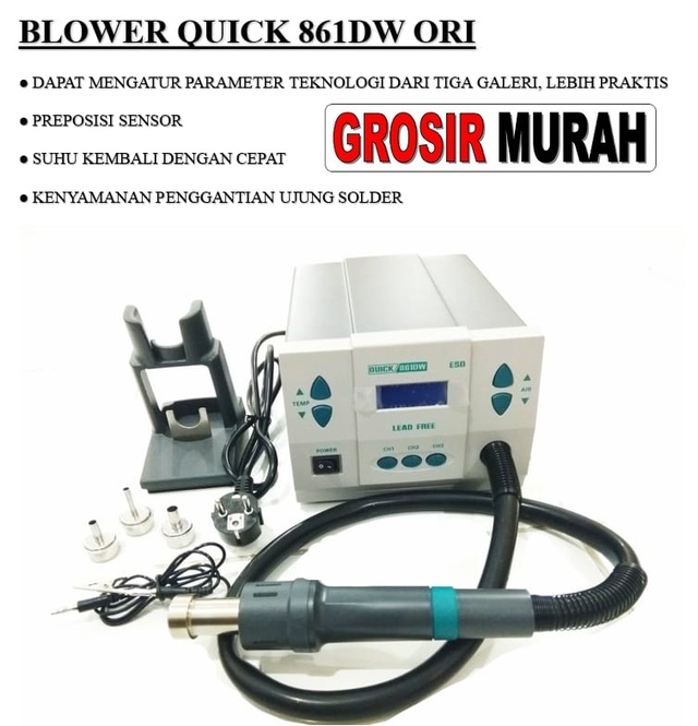 Blower 861Dw Quick Ori Perlengkapan Service Toolkit Alat Serpis teknisi hp