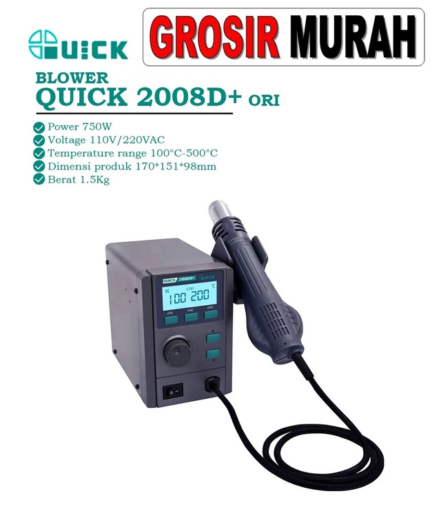 BLOWER QUICK 2008D+ ORI Perlengkapan Service Toolkit Alat Serpis teknisi