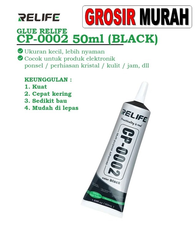 Lem Relife Cp-0002 50Ml Black Perlengkapan Service Toolkit Alat Serpis teknisi hp