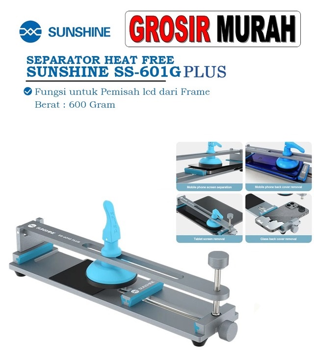 Mesin Pemisah Lcd Sunshine Ss-601G Perlengkapan Service Toolkit Alat Serpis teknisi hp