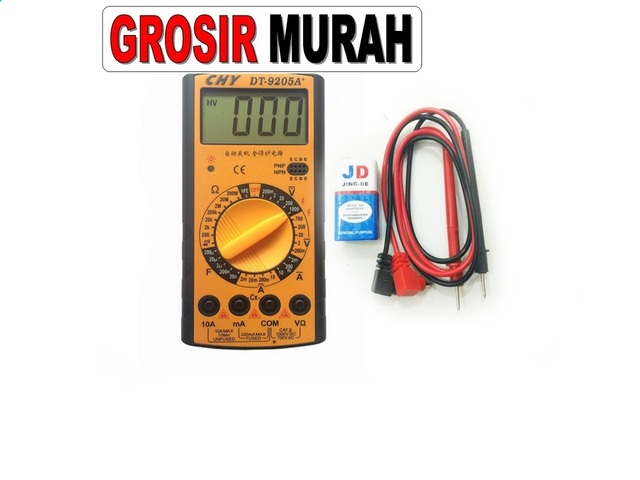 Multitester Digital Sunshine Chy Dt-9205A Plus Perlengkapan Service Toolkit Alat Serpis teknisi hp