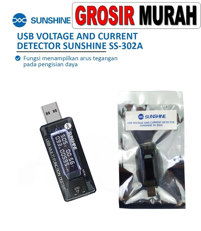 Usb Detektor Voltase Sunshine Ss-302 Perlengkapan Service Toolkit Alat Serpis teknisi