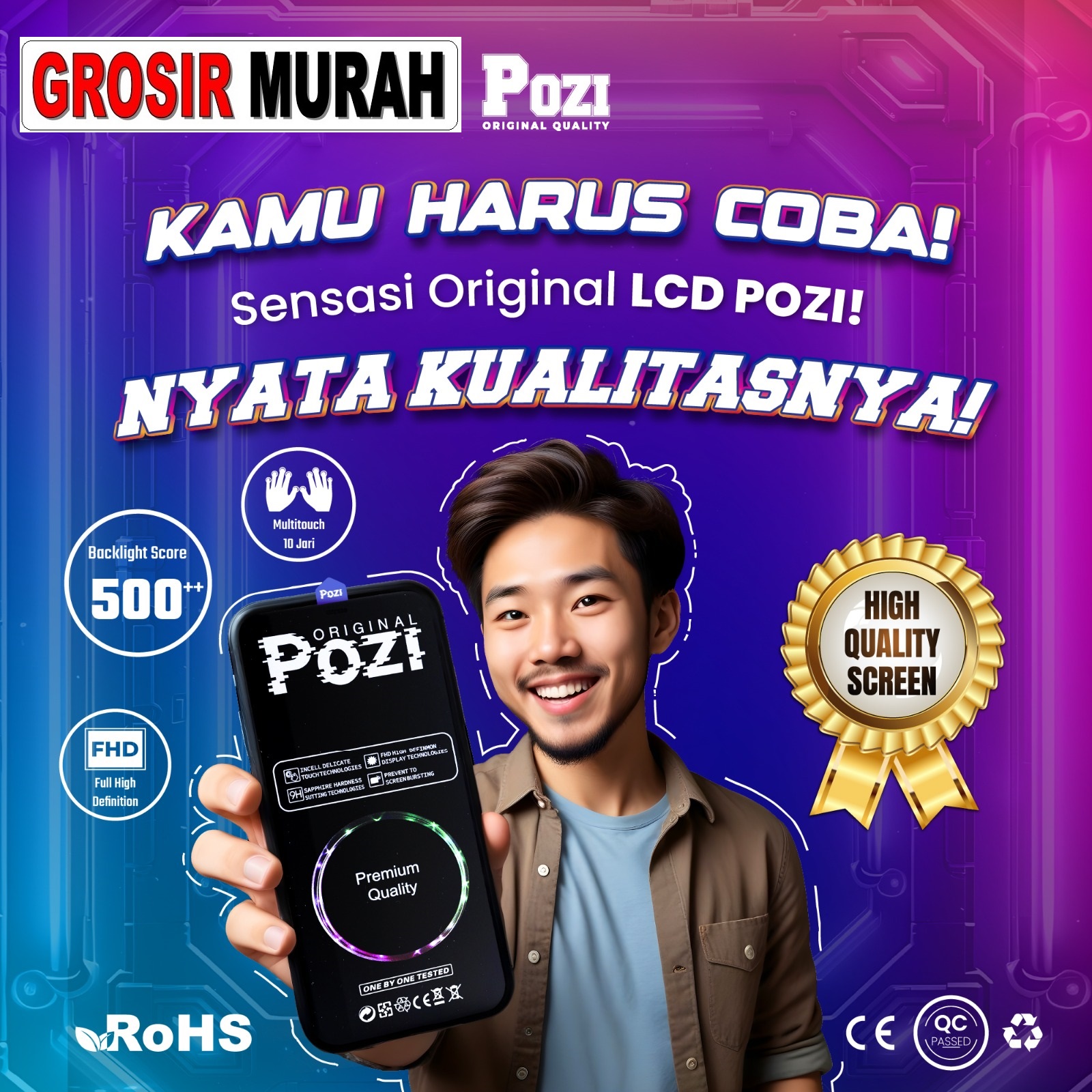 lcd pozi sensasi original