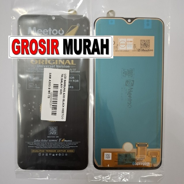 Lcd Samsung A205 Galaxy A20 Black Meetoo