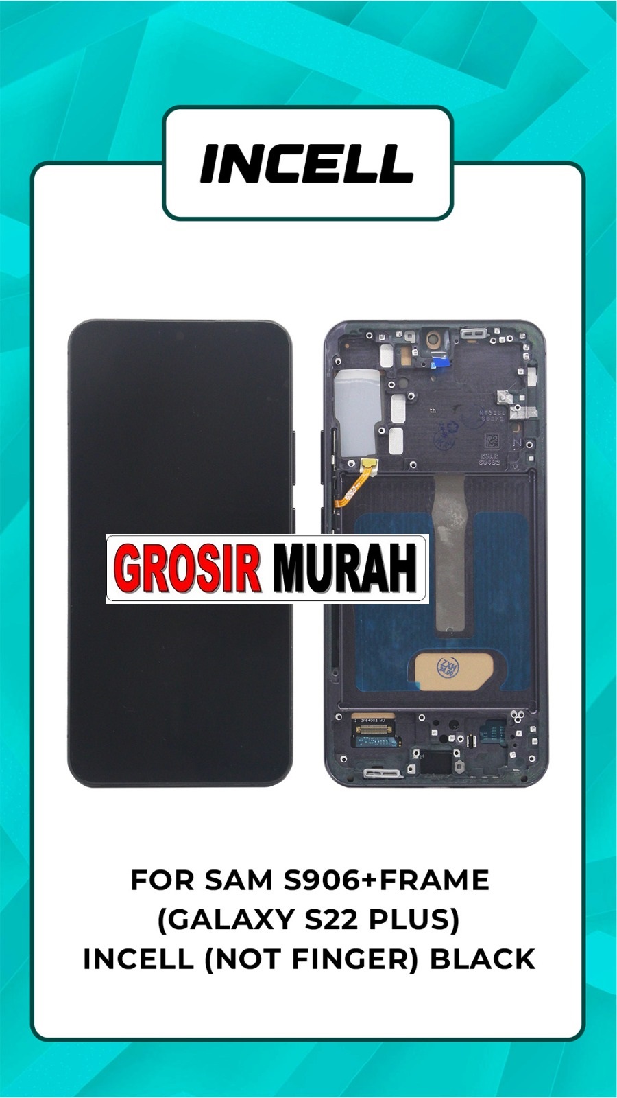 Lcd Samsung S906 S22 Plus Incell Frame Not Fingerprint