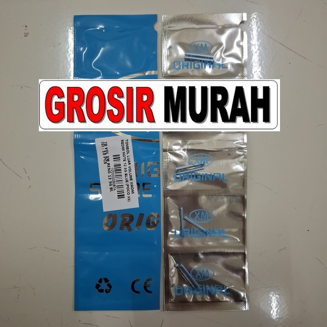 Tombol Luar Volume Xiaomi Redmi Note 12 5G Poco X5 Blue