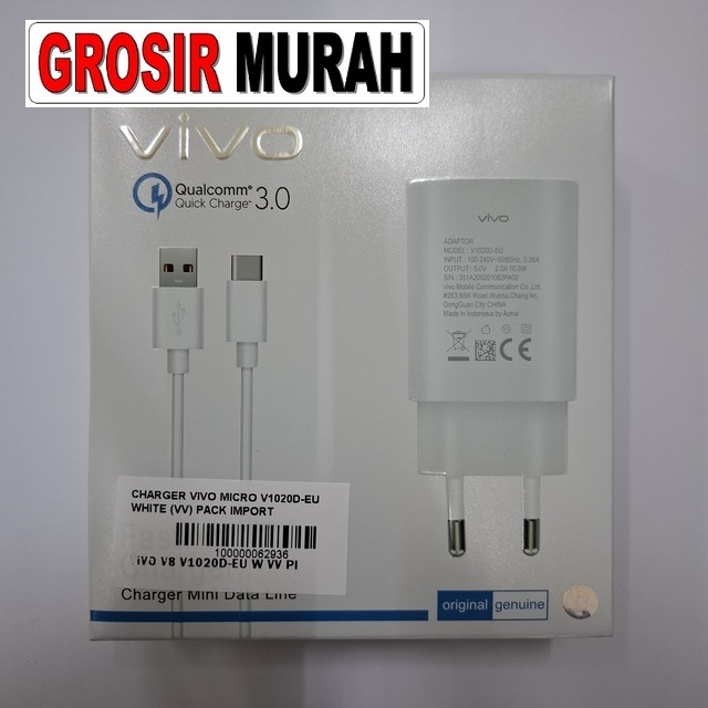 Charger Vivo Micro V1020D-Eu White (Vv) Pack Import