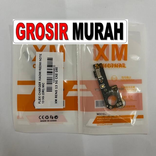 Jual Flexi Charger Xiaomi Redmi Note 13 5G Fleksibel Flexible Fleksi Flexibel Flex Con Tc Connector Pcb Konektor cas papan charging