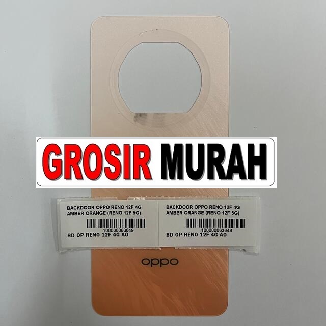 Backdoor Oppo Reno 12F 4G Reno 12F 5G Amber Orange