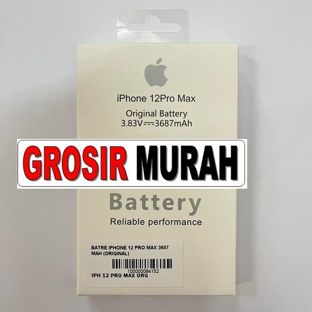 Jual Batre Iphone 12 Pro Max Original Baterai Battery