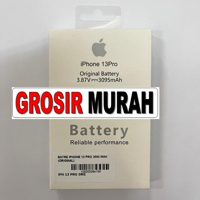 Jual Batre Iphone 13 Pro 3095 Mah Original Baterai Battery