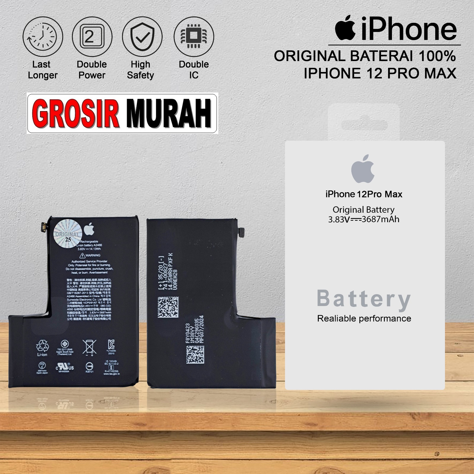 Batt Original Apple Iphone 12 Pro Max