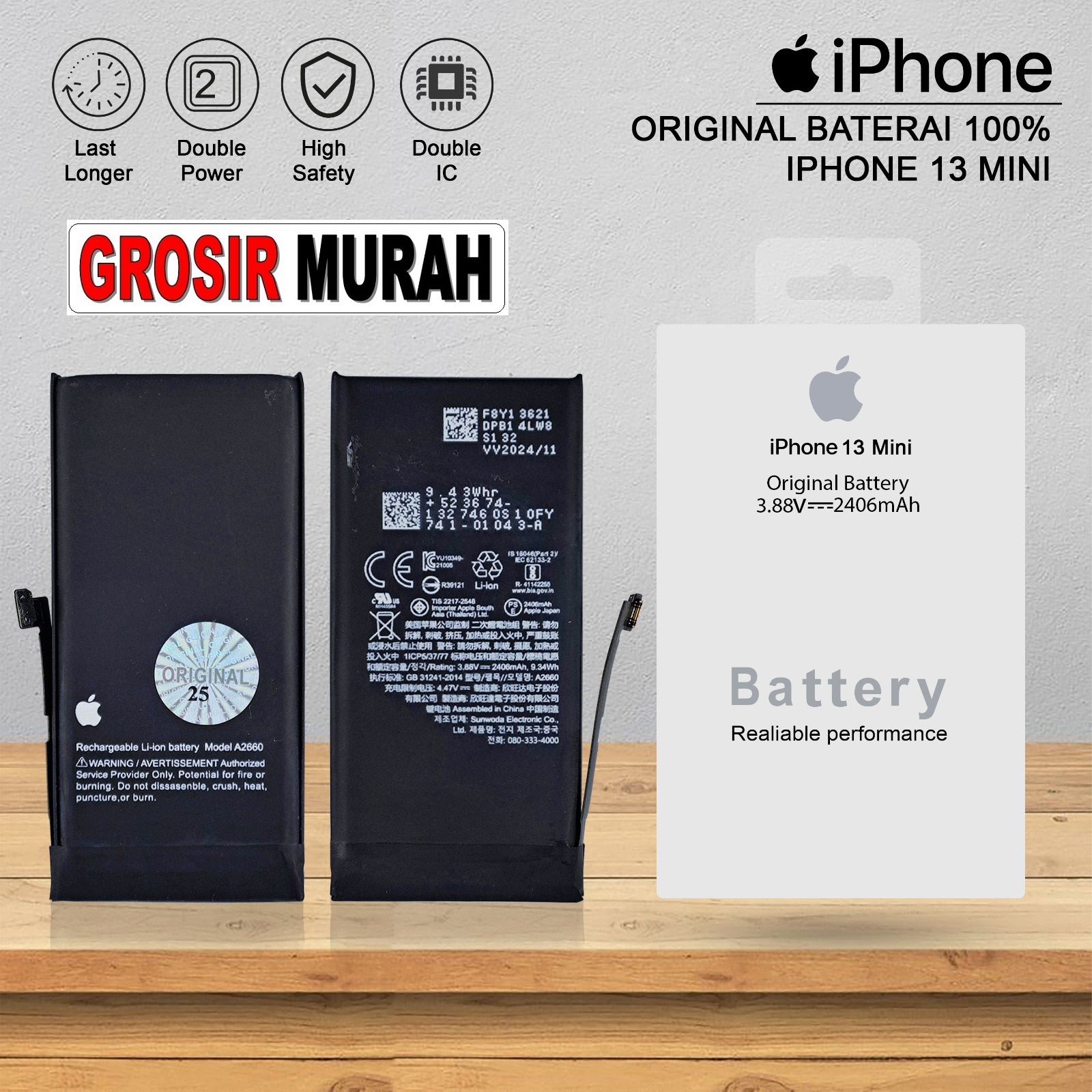 Batt Original Apple Iphone 13 Mini