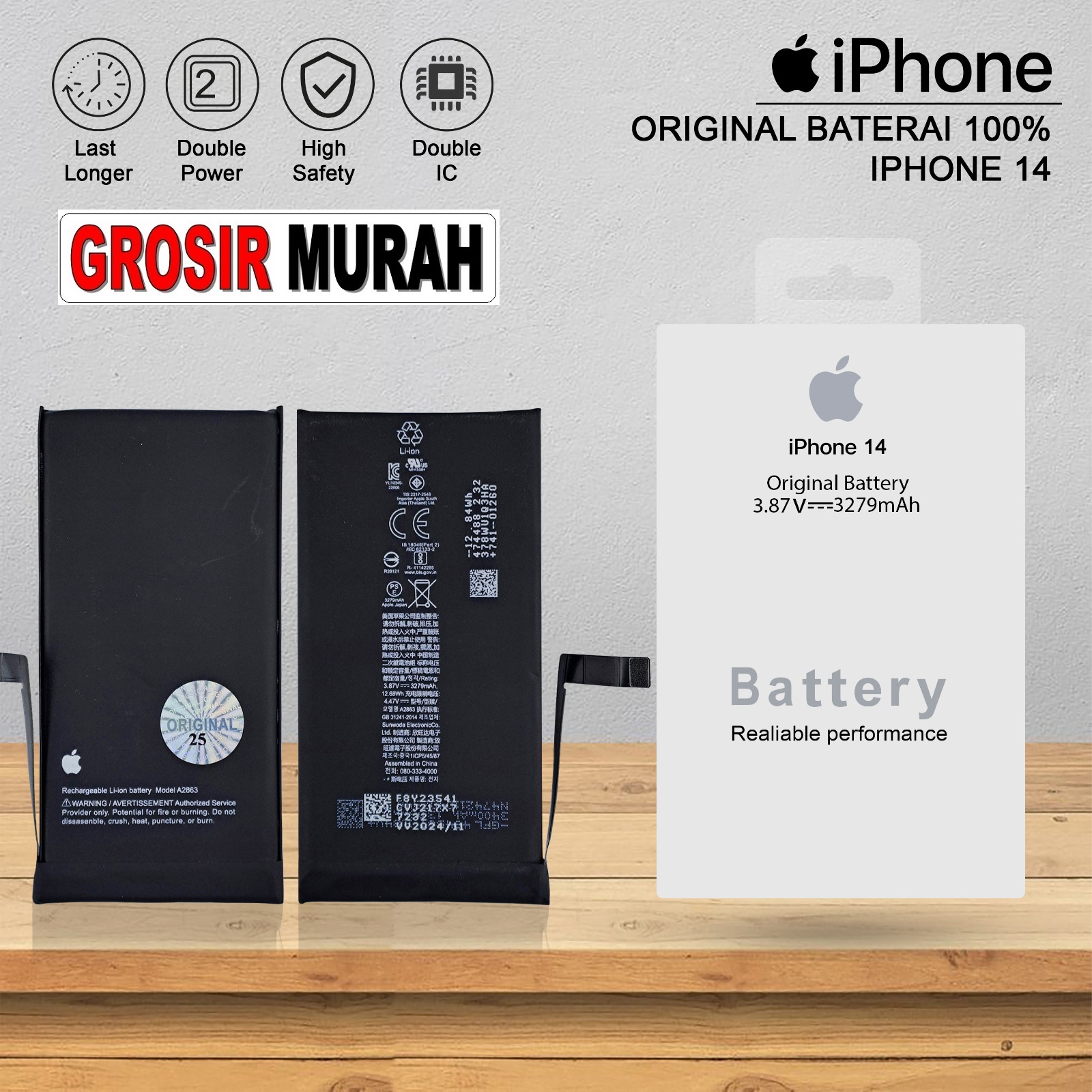 Batt Original Apple Iphone 14