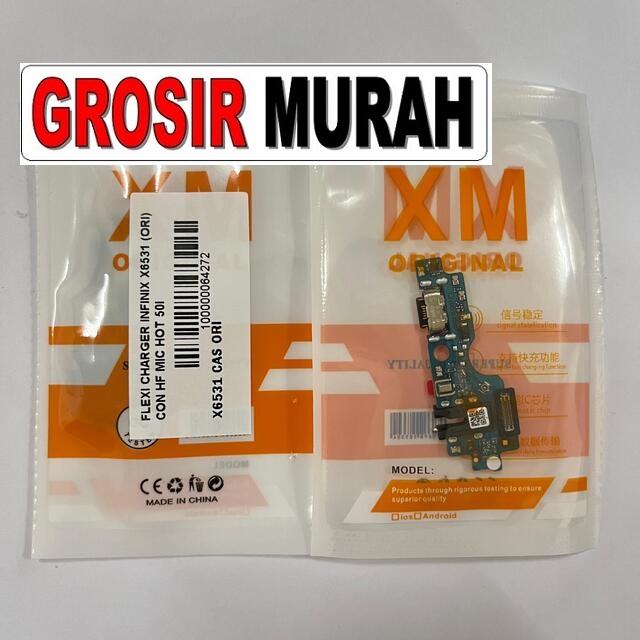 Jual Flexi Charger Infinix X6531 Hot 50 Ori Fleksibel Flexible Fleksi Flexibel Flex Con Tc Connector Pcb Konektor cas papan charging