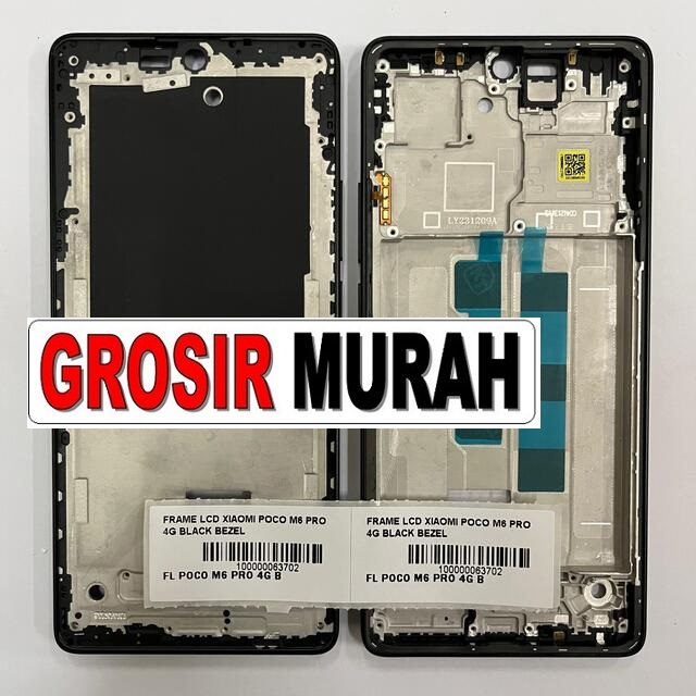 Frame Lcd Xiaomi Poco M6 Pro 4G Black Bezel