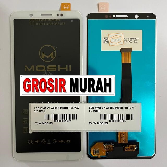 Lcd Vivo V7 Y75 White Moshi