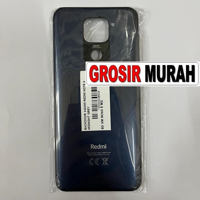 Backdoor Xiaomi Redmi Note 9 Midnight Grey