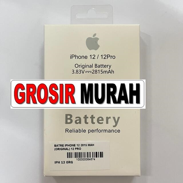 Jual Batre Iphone 12 Iphone 12 Pro Original Baterai Battery